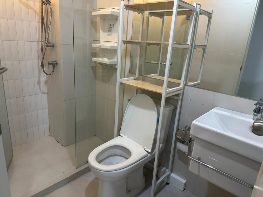คอนโด ให้เช่า ไลฟ์ อโศก ห้องพร้อมอยู่ เฟอร์ เครื่องใช้ไฟฟ้าครบ ชั้น 25 ได้วิวสูง รีบมาจับจองก่อนพลาดโอกาส
