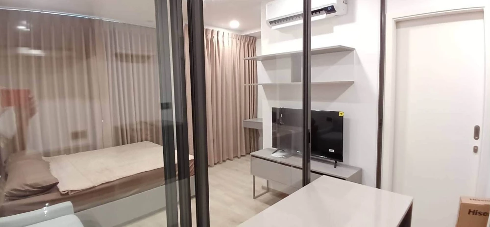 Condo for rent at Groove Scape Ladprao-Sutthisan. Well-partitioned rooms, great price, convenient and complete amenities. Book now!
