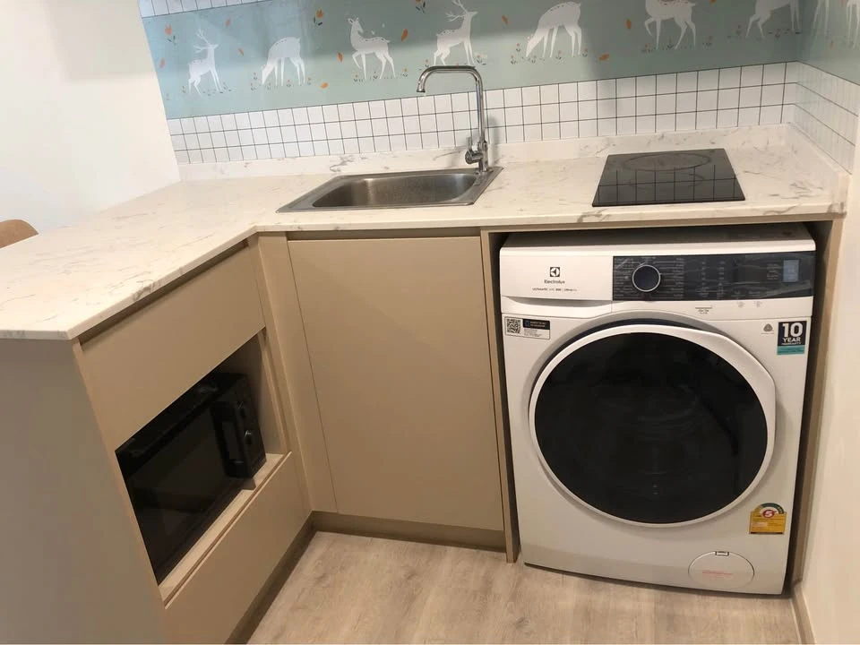Condo for rent Maxxi Prime Ratchada-Sutthisan, ready to move in, complete in one place, just bring your own luggage and move in.