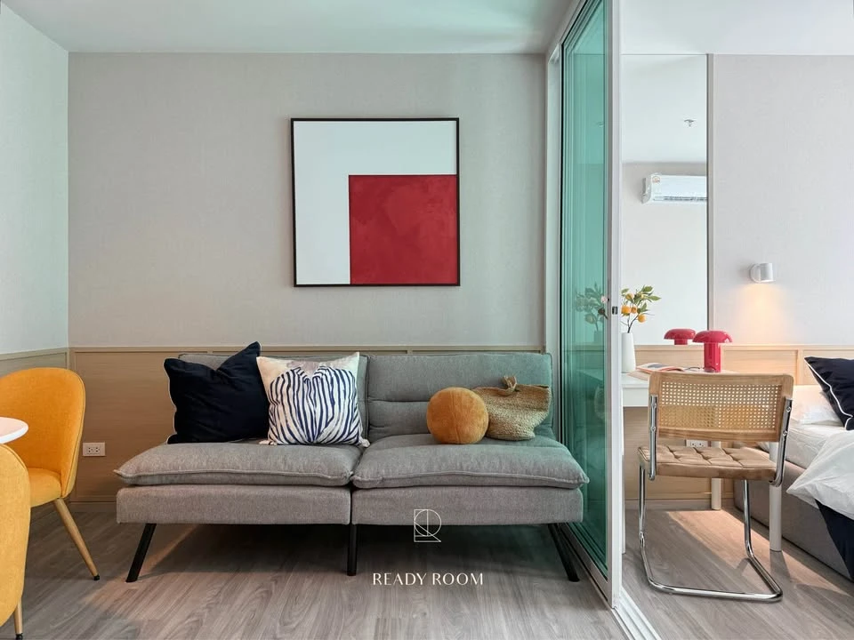Condo for rent Regent Home Bangna, well-separated room, 26th floor, high view, come and reserve now, don't delay.