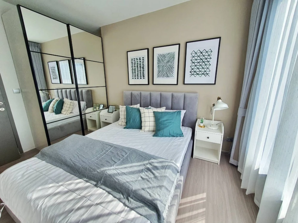 Condo for rent, Life Asoke-Hype, beautifully decorated room, 36th floor, high view, full facilities, book now, don't miss out!