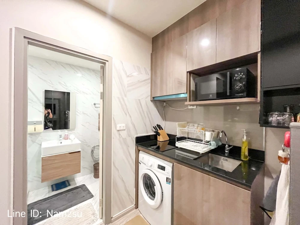 Urgent! For Rent: Ideo Mobi Sukhumvit Eastpoint, 1 bedroom, corner unit, 6th floor, fully furnished, near BTS Bangna.