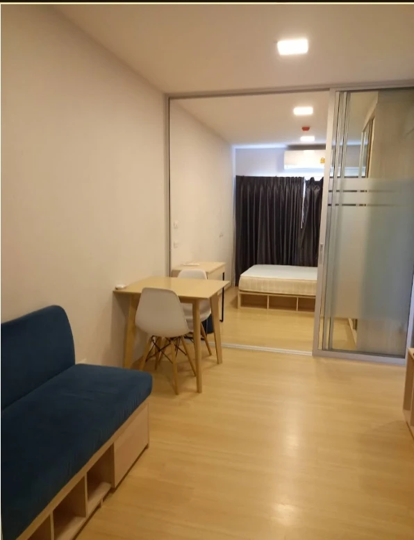 Urgent for rent, Plum Condo Rangsit Alive Phase 2, 5th floor, outside view, fully furnished room, ready to move in, say don't miss it.