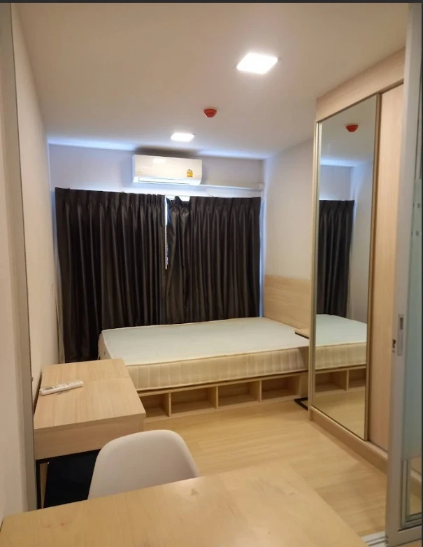 Urgent for rent, Plum Condo Rangsit Alive Phase 2, 5th floor, outside view, fully furnished room, ready to move in, say don't miss it.