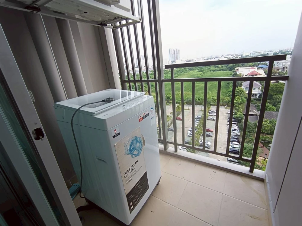 Urgent. Condo for rent Supalai Veranda Rama 9 furniture + electrical appliances north is not hot Book in advance