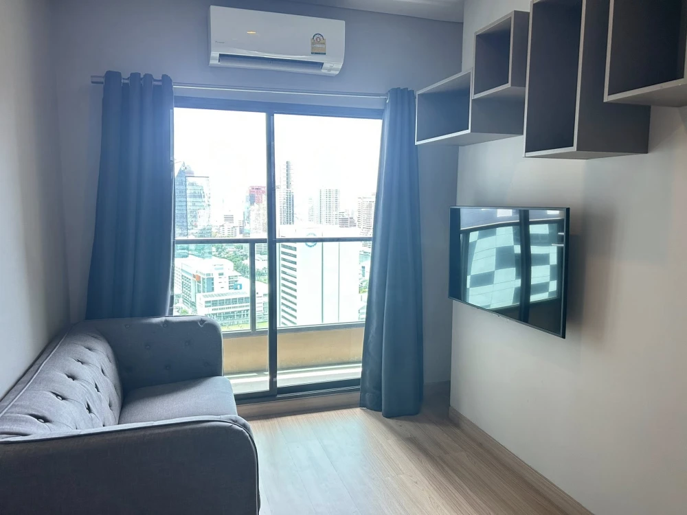 Condo for sale/rent: LPN Suite Phetchaburi - Makkasan, ready to move in, 32nd floor, high view, complete in one place, come and reserve now.