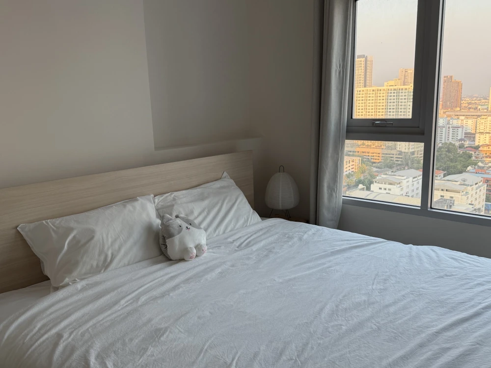 For Rent | Niche Mono Ramkhamhaeng, ready-to-move-in unit with complete amenities. Book now before you miss this opportunity!