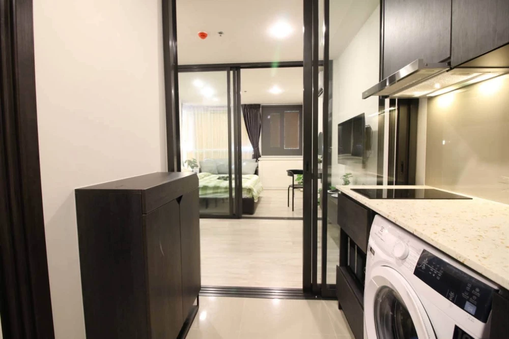 For Rent / Sale: XT Huai Khwang Condo. Garden view, beautifully decorated, fully furnished, and ready to move in. Act fast—don't miss out!