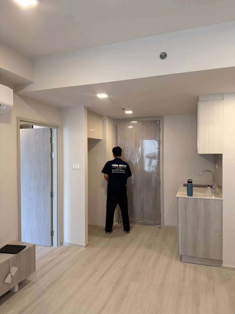 Cobe Ratchada – Rama 9 combined unit for rent, offering spacious living area. Pet-friendly – ​​don't miss out!
