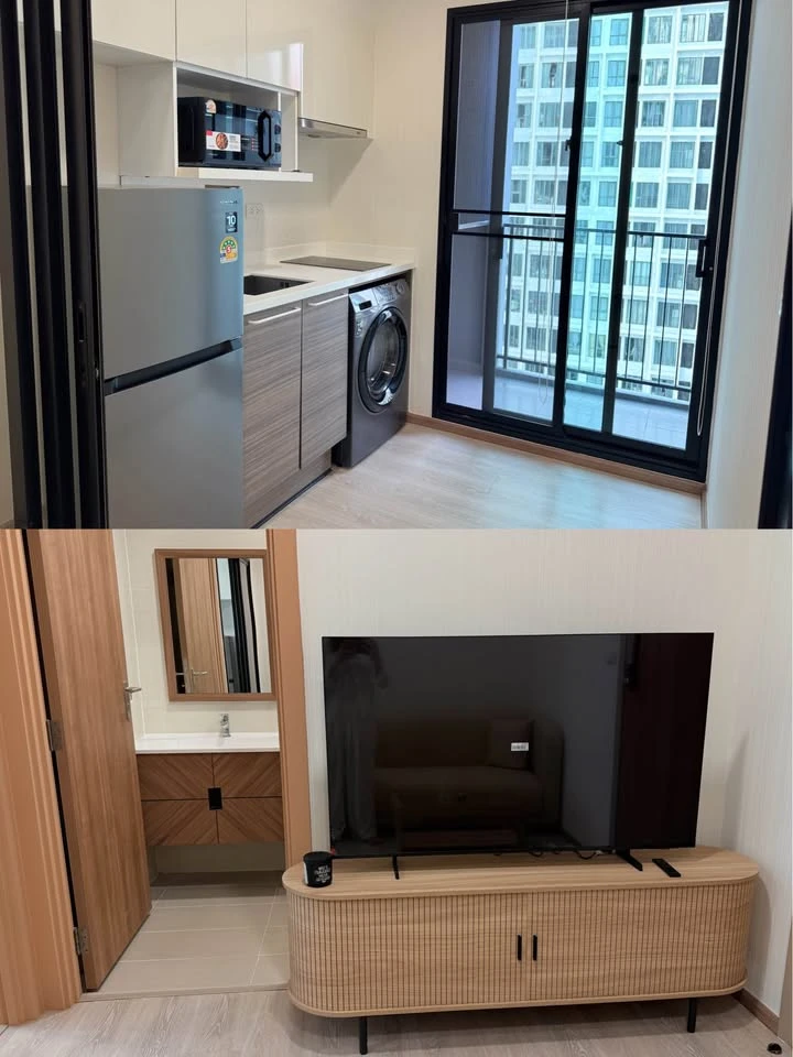 Condolette Midst Rama 9 for rent. Nice unit on the 14th floor with great views. Excellent value. Book today! Don't miss out!