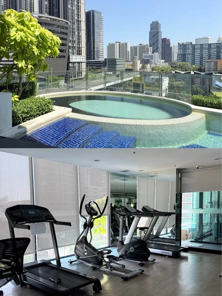 Condolette Midst Rama 9 for rent. Nice unit on the 14th floor with great views. Excellent value. Book today! Don't miss out!