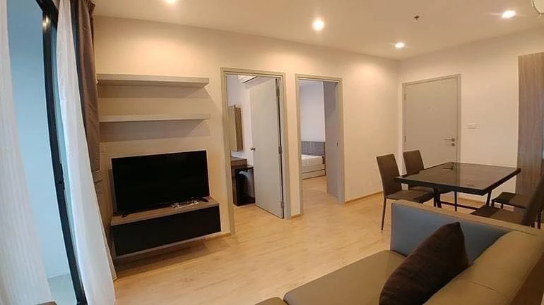 For rent: Ideo Sathorn-Thapra, 2 bedrooms, beautiful room, high floor, beautiful view, fully furnished, ready to move in.