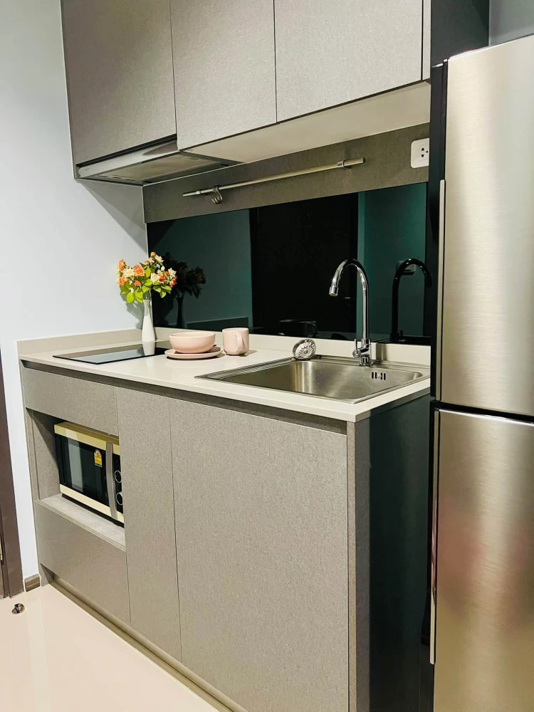 For rent, Ideo Sukhumvit 93, Studio room, 12th floor, not exposed to the sun, cool and comfortable room, hurry and reserve it before you miss out.
