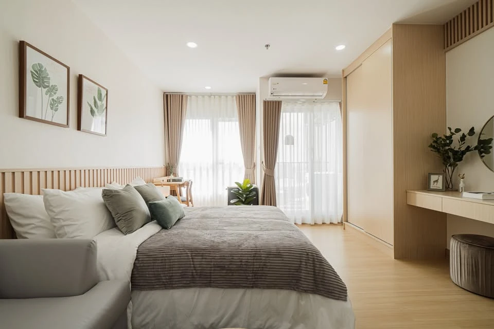 For rent Supalai Veranda Ramkhamhaeng, beautifully decorated room, 17th floor, high view, you must hurry to reserve now.