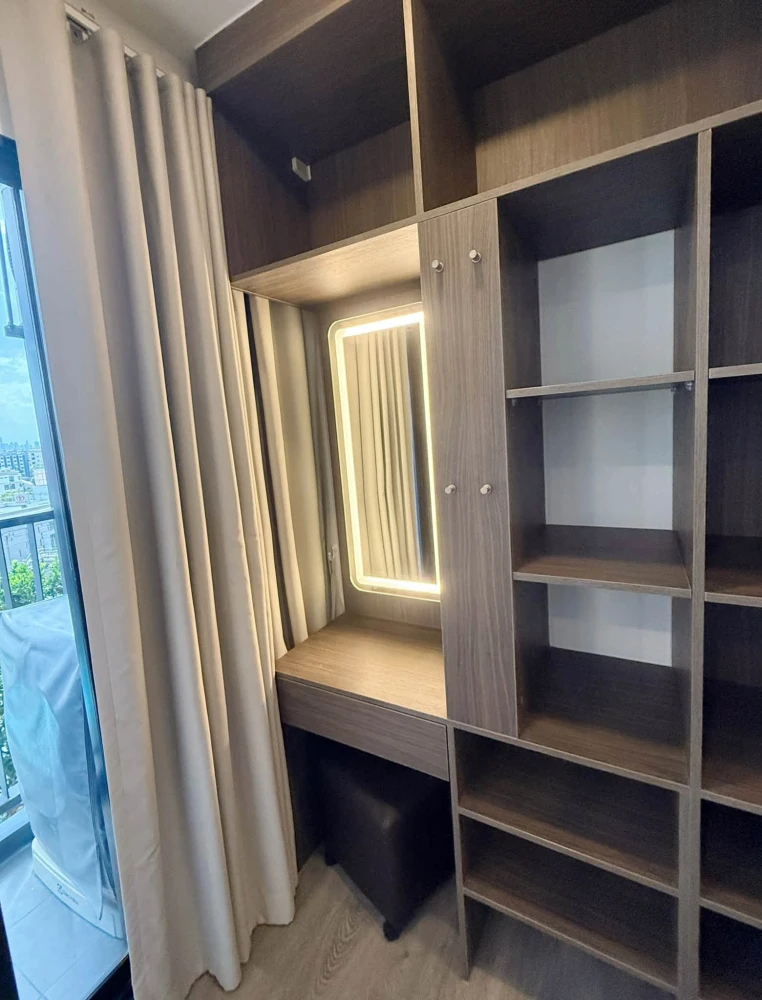 For rent THE ORIGIN LADPRAO BANGKAPI 1 Bedroom Smart Closet, low price, hurry to reserve.