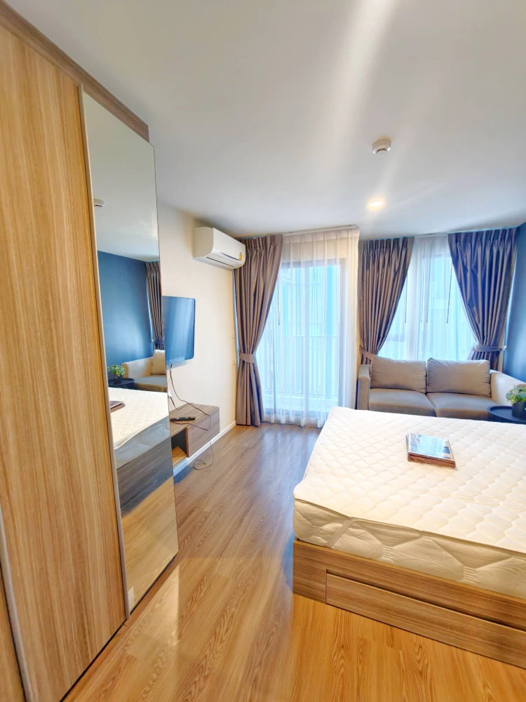 Apartment for rent at The Origin Ramintra 83. Fully furnished with appliances. Just bring your suitcase and move in!