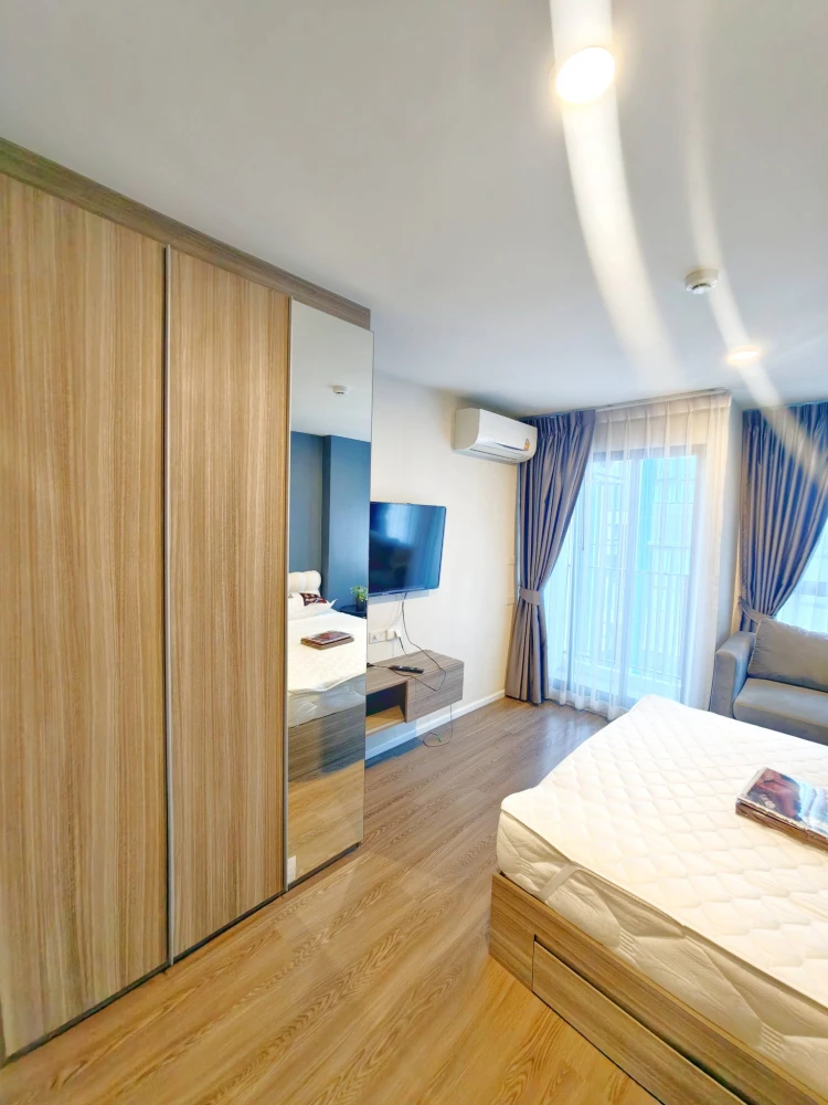 Apartment for rent at The Origin Ramintra 83. Fully furnished with appliances. Just bring your suitcase and move in!