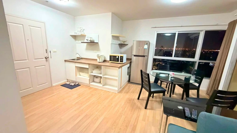 Ready-to-move-in unit available for rent at The Parkland Lite Sukhumvit-Paknam. Fully furnished with complete amenities. Book now!