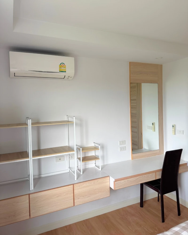 For rent: V Condo Salaya, ready to move in, furnished, complete with electrical appliances. Come and reserve now, don't miss out.