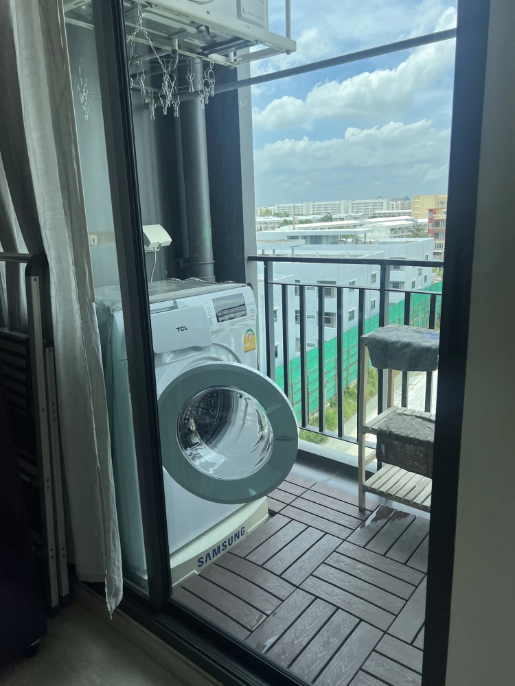 For rent: Grene Condo Don Mueang Songprapa, separate rooms clearly, comes with a great price, just bring your belongings and move in.