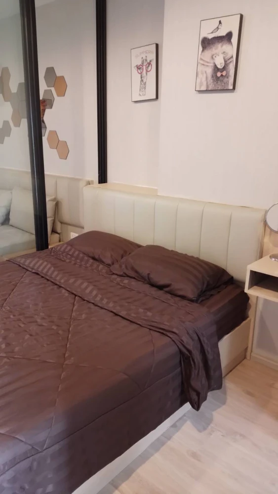 Condo for rent at Ideo Tha Phra Interchange Beautiful room, newly decorated, focusing on bright tones, comfortable living, you will regret it if you miss it.