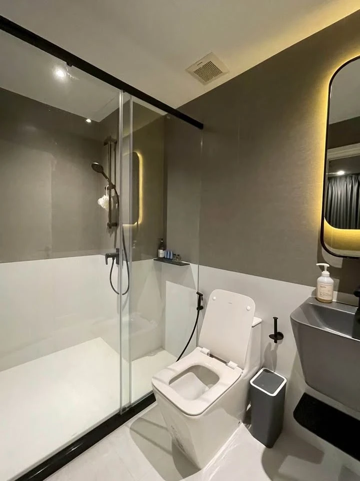 Condo for rent, the key rama3, furnished room, ready to move in, complete in one place, come and reserve now, don't miss out.