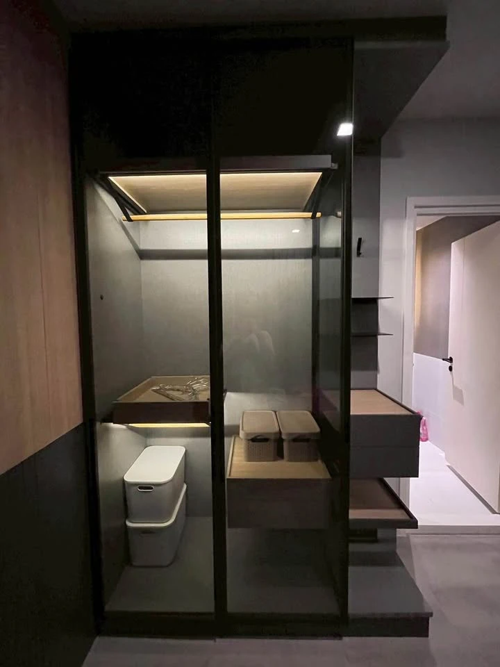 Condo for rent, the key rama3, furnished room, ready to move in, complete in one place, come and reserve now, don't miss out.
