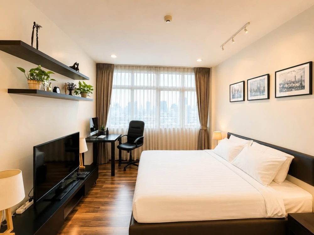 Condo for rent, Chewathai Ratchaprarop. Spacious and comfortable unit with ample living space and complete amenities. Book now!