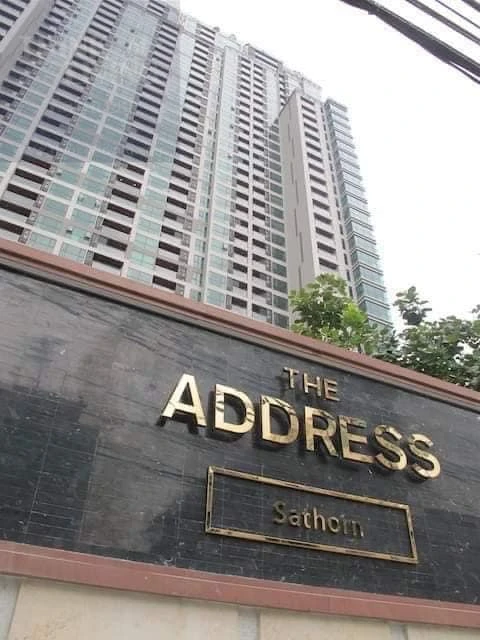 Condo for rent, The Address Sathorn, beautiful room, nice to live in.
