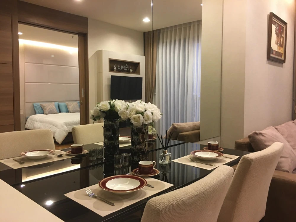 Condo for rent, The Address Sathorn, beautiful room, nice to live in.