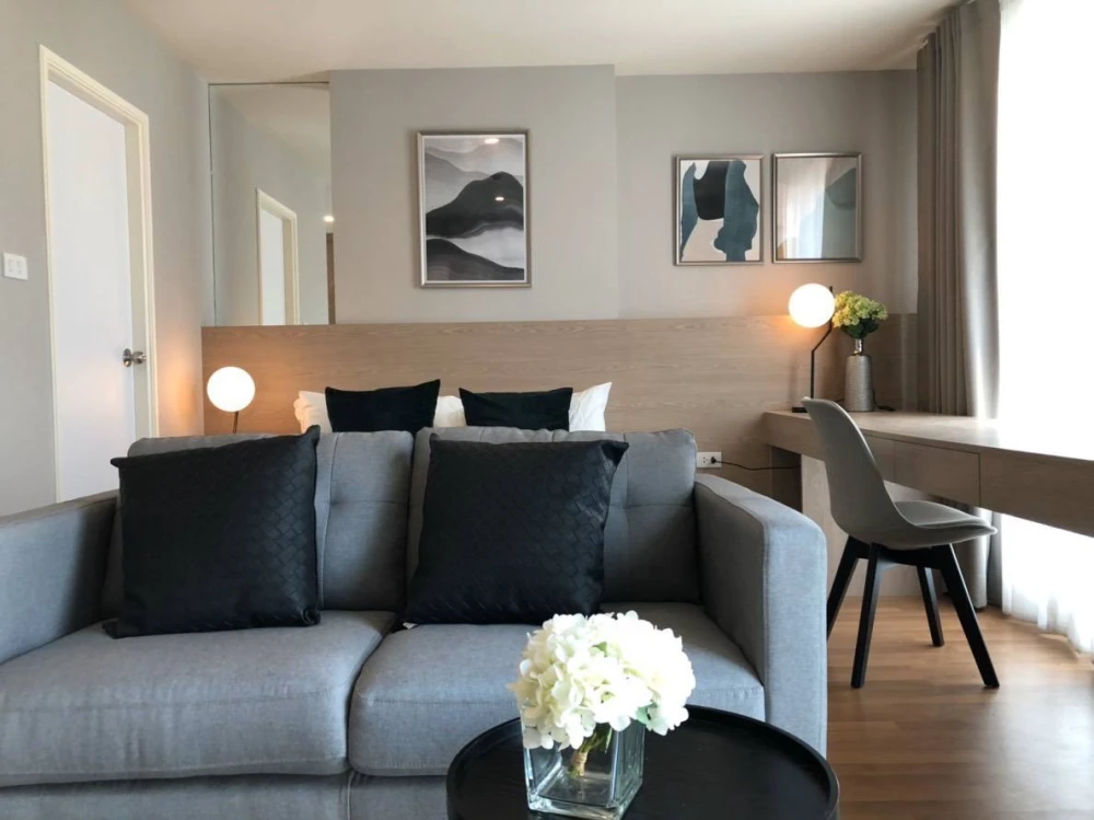 For rent, Condo The Selected Kaset-Ngamwongwan, beautifully decorated, minimalist style, pack your bags and book now