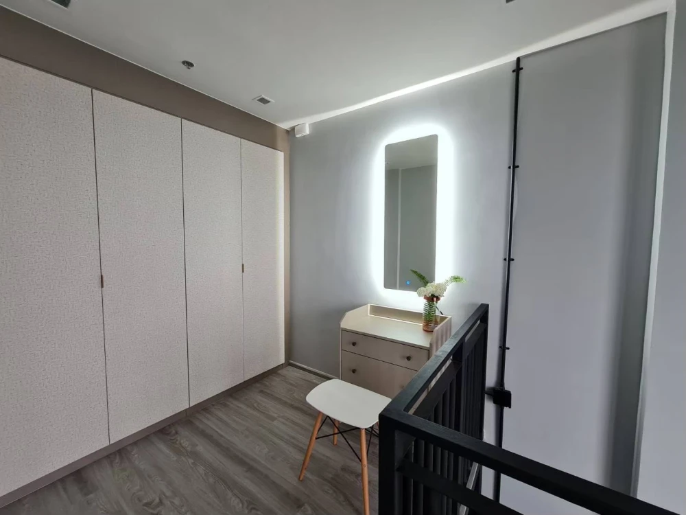 Condo for rent, The Line Sukhumvit 101, spacious room, fully furnished.