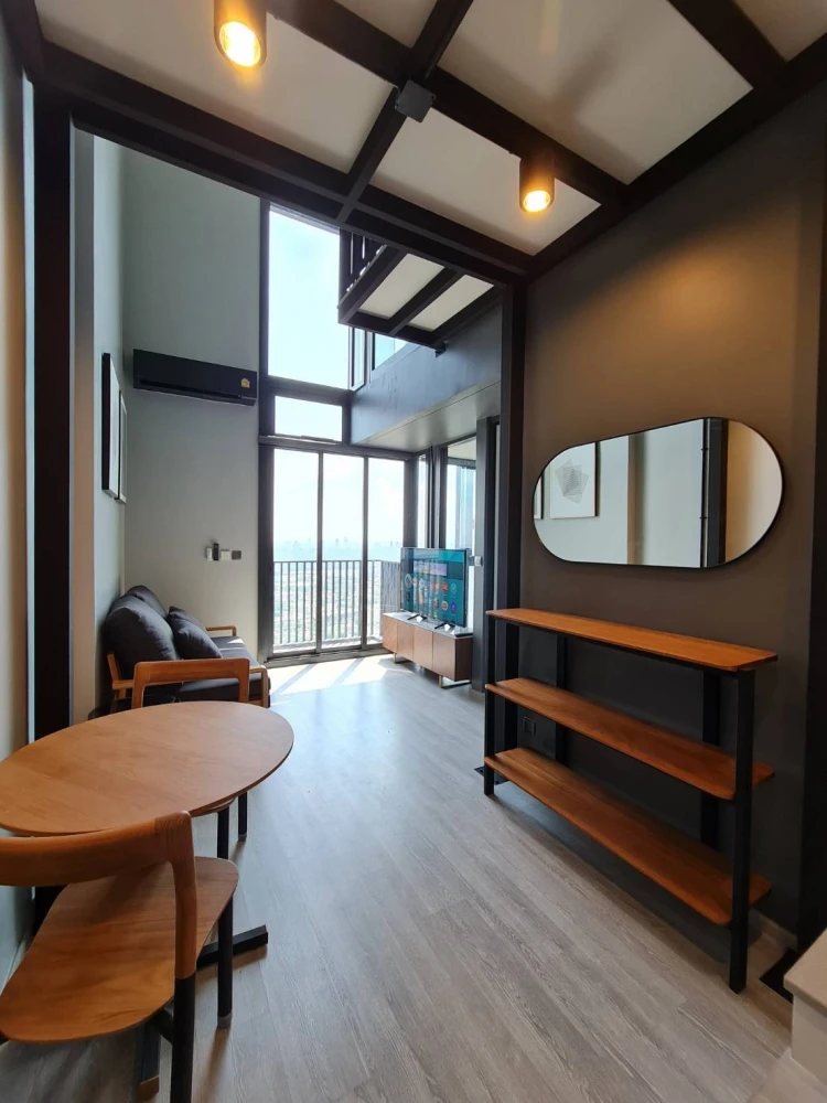 Condo for rent, The Line Sukhumvit 101, spacious room, fully furnished.