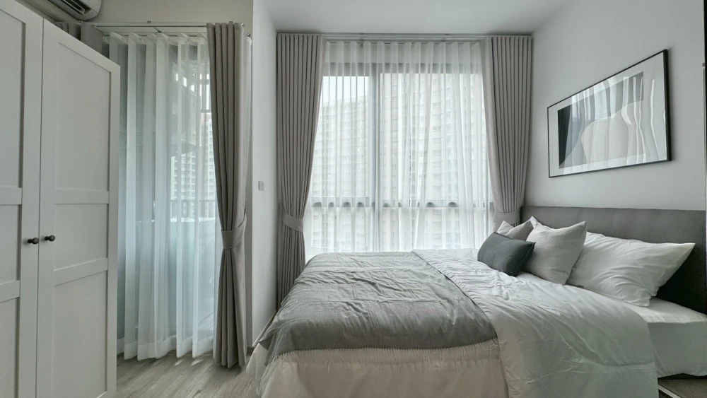 Condo for rent!! The Rich Rama 9-Srinakarin, fully furnished, very beautiful room, reserve now!