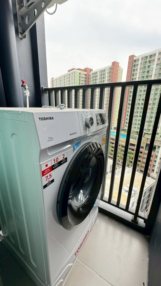 Condo for rent!! The Rich Rama 9-Srinakarin, fully furnished, very beautiful room, reserve now!