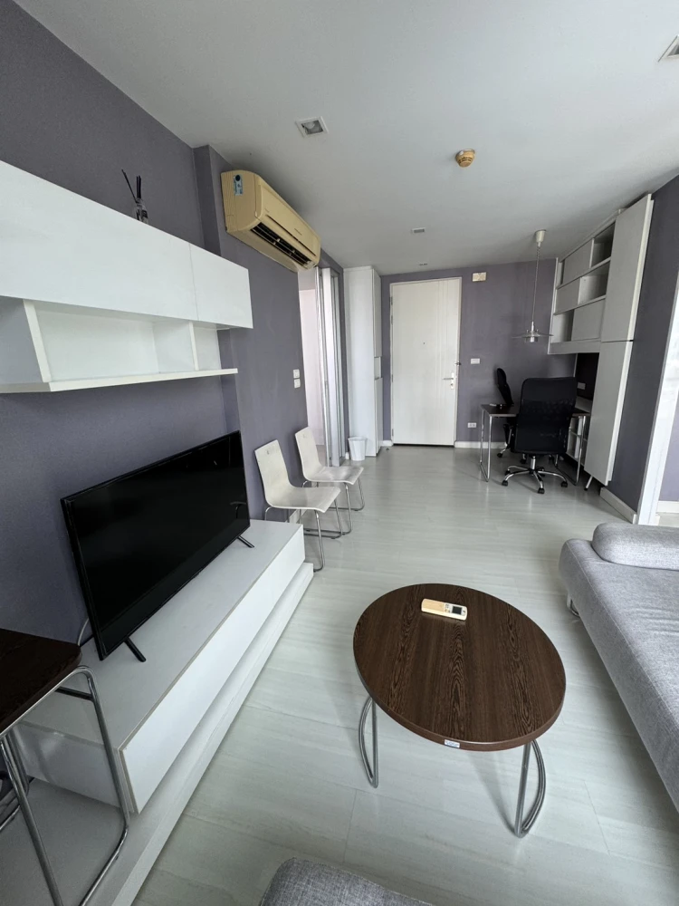 Condo for rent, The Room Sukhumvit 64, spacious room with usable space. Divided into proportions, nice to sleep like this, reserve now.