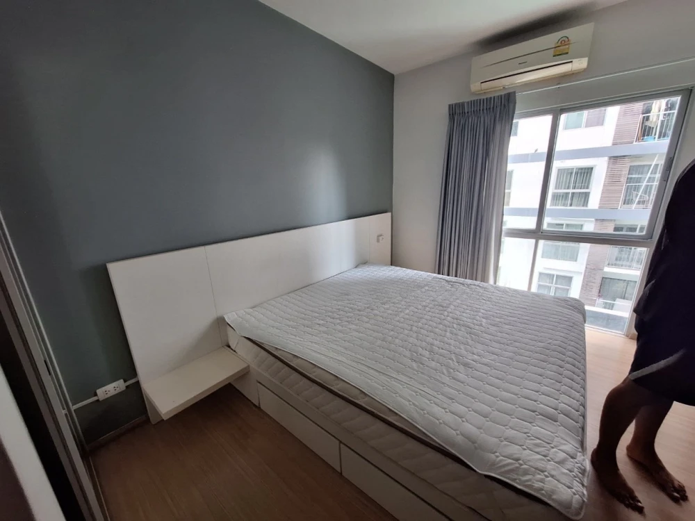 Condo for rent, A Space Asoke Ratchada, spacious room, lots of usable space, good price, hurry up and reserve.