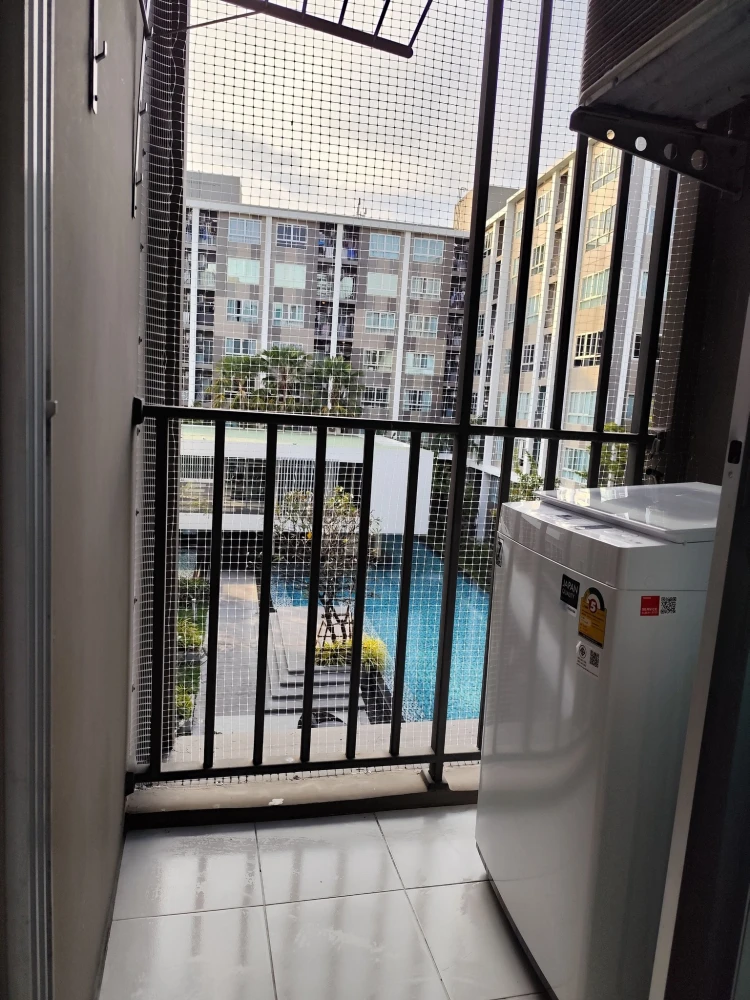 For rent: D Condo Sukhumvit 109, ready to move in, fully furnished, you will regret not booking.