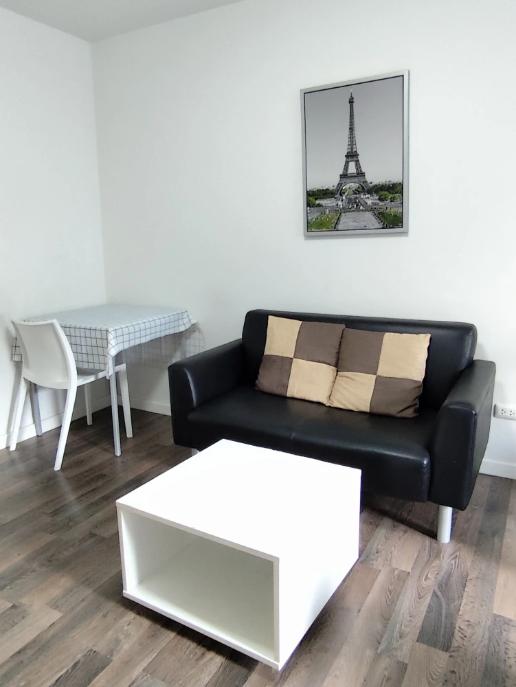 For rent: D Condo Sukhumvit 109, ready to move in, fully furnished, you will regret not booking.