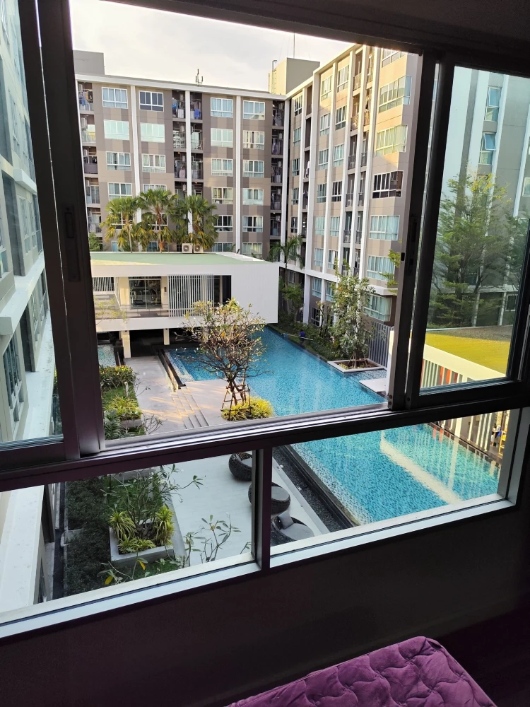 For rent: D Condo Sukhumvit 109, ready to move in, fully furnished, you will regret not booking.
