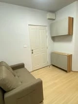 For rent: Plum Condo Samakkhi, studio room, 7th floor, fully furnished, appliances included, just bring your suitcase and move in.
