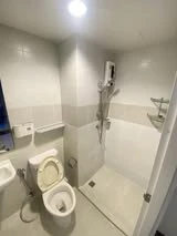 For rent: Plum Condo Samakkhi, studio room, 7th floor, fully furnished, appliances included, just bring your suitcase and move in.