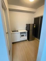 For rent: Plum Condo Samakkhi, studio room, 7th floor, fully furnished, appliances included, just bring your suitcase and move in.