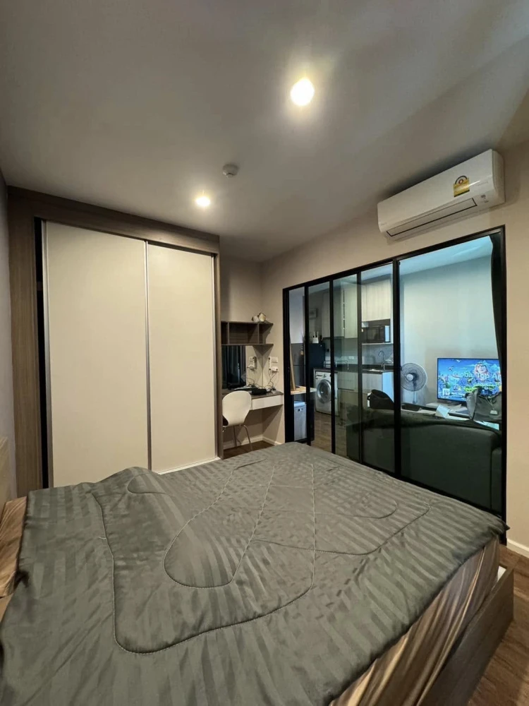 For rent, Living Nest Lat Phrao 44, unblocked view, complete with electrical appliances. Reserve first and stay first.