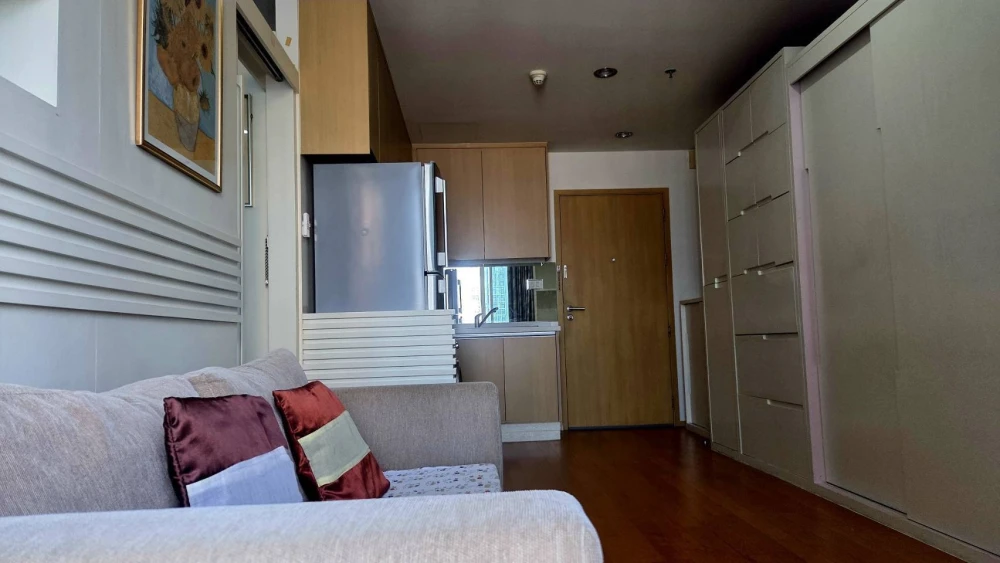 Rent Villa Ratchathewi, nice room, high floor, beautiful view, convenient, complete here Let me tell you that you can't miss it.
