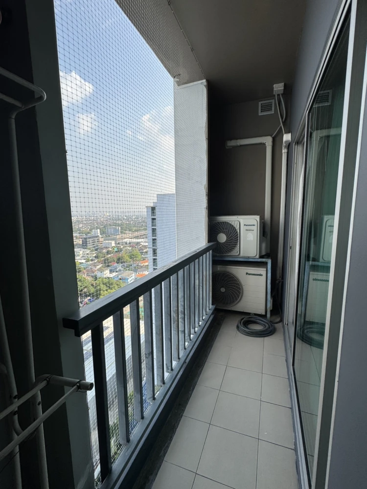 For rent: The Key Chaengwattana, high floor, bright room, comfortable, airy, high view, don't just look.