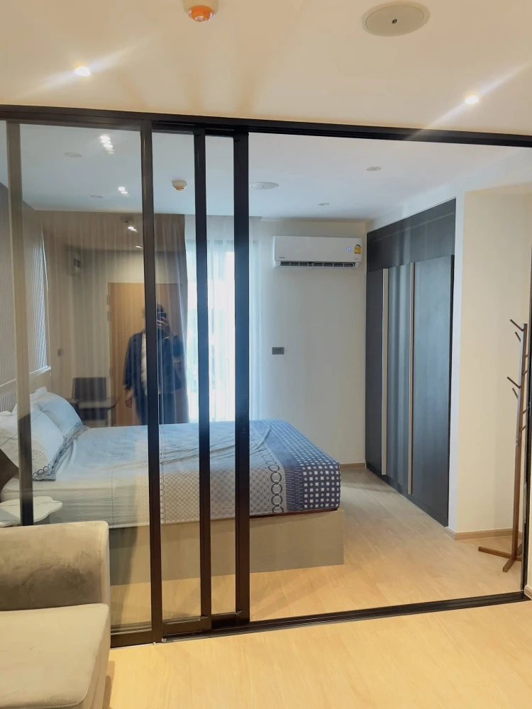 For rent, The Matt Sathorn-Tha Phra, room ready to move in, nice built-ins, nice to sleep in, good furniture, hurry and reserve now.