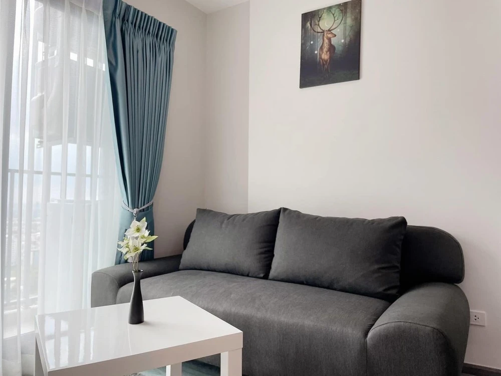 For rent: Rich Park Triple Station, high floor, white room, comfortable to the eye, beautifully decorated, fully furnished, book now.