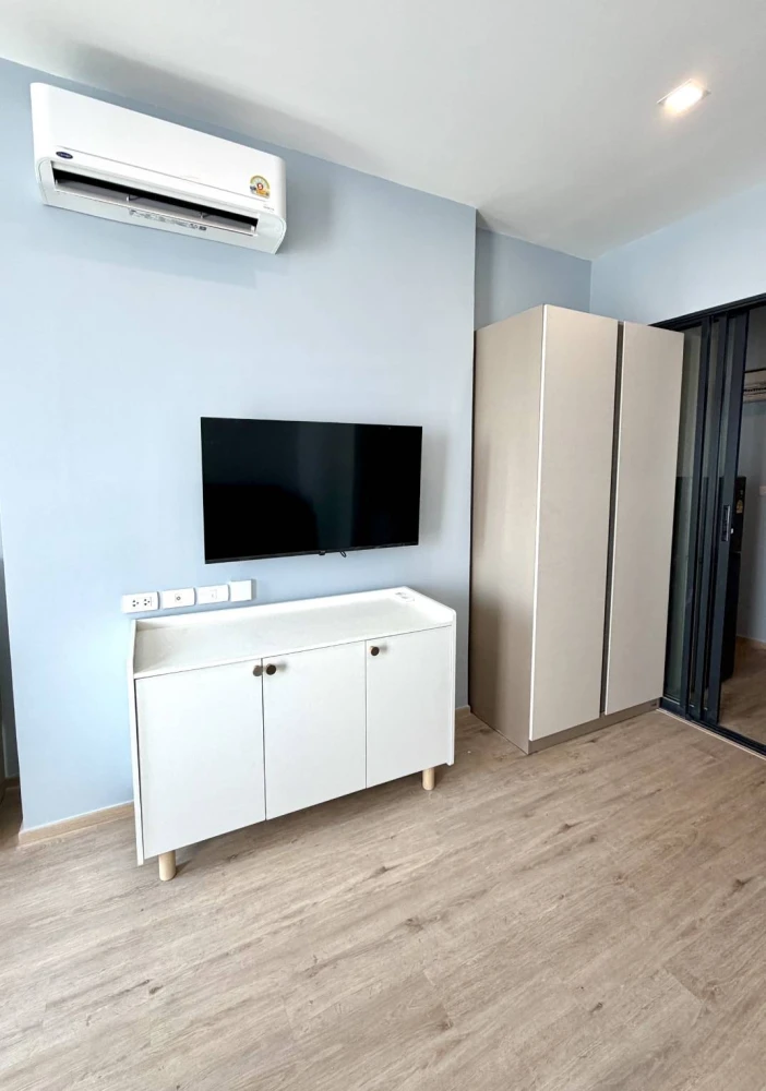 For rent The Rich Rama 9 - Srinakarin (front building), fully furnished, ready to move in