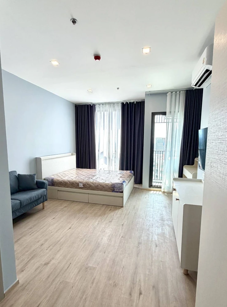 For rent The Rich Rama 9 - Srinakarin (front building), fully furnished, ready to move in